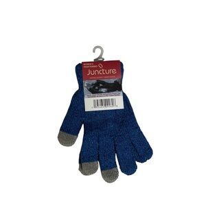 NWT Juncture blue Touch screen gloves
